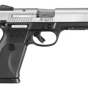 Ruger SR45 .45 Auto Centerfire 10rd 4.5" Pistol Stainless 3801
