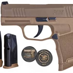 Sig Sauer P365 NRA Edition 9mm Pistol 365-9-COYXR3-NRA19 Coyote Tan 10rd 3.1"