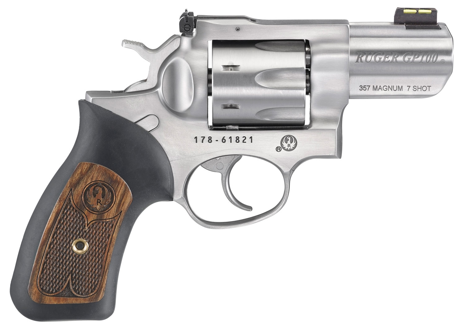 Ruger Gp100 357 Magnum Double Action 7 Shot 25 Revolver 1774 The
