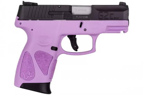 Taurus G2C 9mm Pistol 1-G2C931-12LP Light Purple/Black 12+1 3.25"