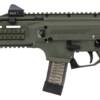 CZ Scorpion EVO 3 S1 9mm Semi-Auto Pistol OD Green Cerakote 20+1 7.72" 91355