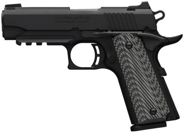 Browning 1911-380 Black Label Pro Compact w/ Rail .380 Auto 8rd 3.62" Pistol 051909492