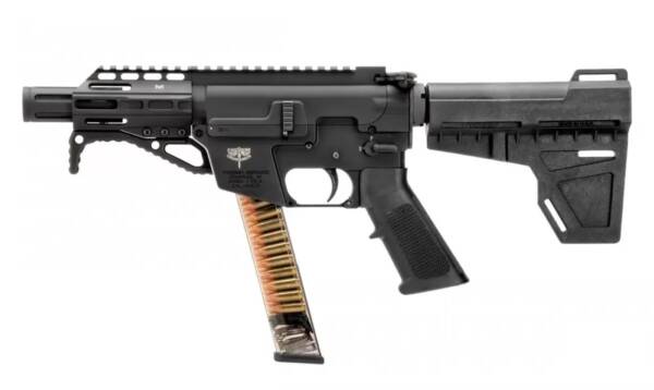 Freedom Ordnance FX-9 9mm AR Pistol FX9P4 w/ Brace 31rd 4"