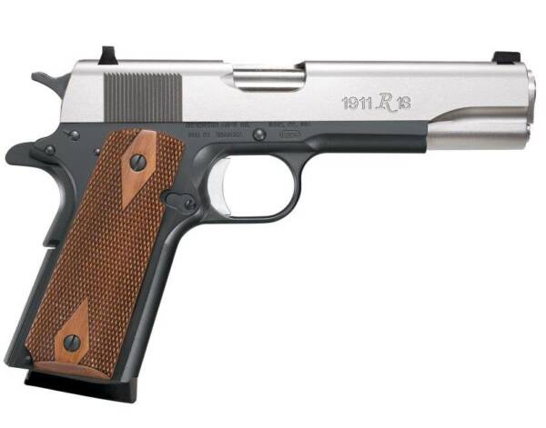 Remington 1911 R1 .45 ACP 7rd 5" Pistol, Satin Black Oxide/Stainless 96243