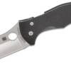 Spyderco Yojimbo 2 Folding Knife 3.2" S30V Satin Plain Blade, Black G10 Handles