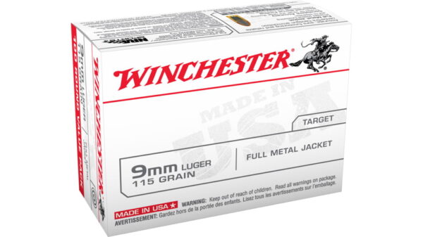 Winchester USA 9mm FMJ Ammo